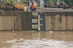 Debit air 940 cm, Manggarai Siaga II