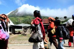 13.828 pengungsi Sinabung pulang ke rumahnya
