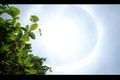 Indahnya Halo Matahari di langit Banjarnegara