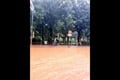 Jalan depan Istana Merdeka...