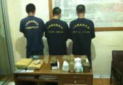 Simpan banyak ganja, 3 pemuda Parungkuda disergap polisi