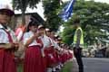 SBY kunjungi korban Kelud, kok bendera Demokrat yang berkibar