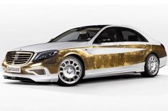 Mercedes-Benz S-Class berlapis emas asli