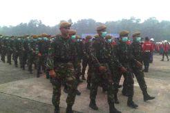 Pemadaman api Riau melalui darat terkendala air
