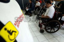 Kaum difabel tetap semangat ikut pemilu