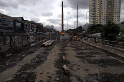 100 titik jalan di Jakarta dibeton