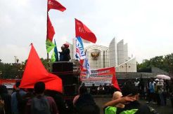 Buruh Jabar deklarasi dukung PDIP