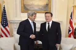 Sebelum bertemu Lavrov, Kerry kunjungi PM Inggris.