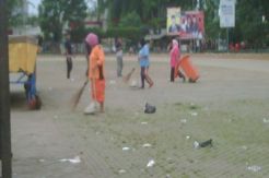 Kampanye selesai, Kota Makassar dipenuhi sampah