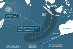 Satelit Prancis tangkap objek yang diduga puing MH370