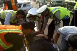 Kecelakan beruntun di Tol Priok, lalin padat