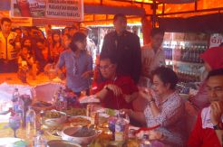 Kampanye di Palembang, Megawati soroti  pasar tradisional