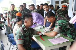 3 pekan di Riau, 1.000 prajurit TNI periksa kesehatan