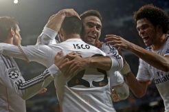 Bale-Isco bawa Madrid memimpin di babak pertama