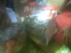 Masa tenang, caleg PDIP diduga bagi bagi sayur