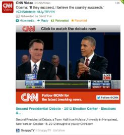 CNN gandeng Twitter...