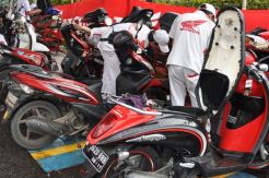 Wahana gelar servis gratis 400 motor Honda Kopassus