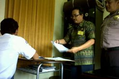 Rampas motor, siswa ini harus UN di kantor polisi
