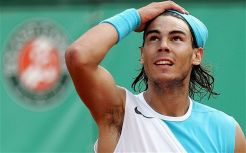 Sempat kesulitan, Nadal melaju ke babak ketiga