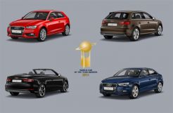 Audi A3 sabet World Car of the Year 214