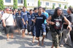 10 anggota komplotan curanmor dibekuk, 4 ditembak