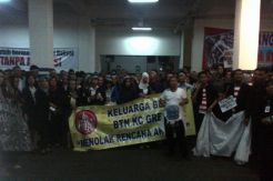 Karyawan BTN se-Jatim demo malam hari tolak akuisisi