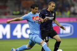 Inter-Napoli tanpa gol di babak pertama