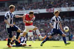 Menang tipis, Arsenal kokoh di empat besar