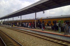 Kereta barang tabrak Tawang Jaya di Cirebon, 6 penumpang terluka