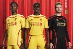 Liverpool rilis jersey tandang musim 2014-2015