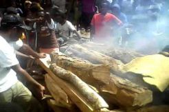 Suku Dani Bakar Korban Tewas Bentrok di Papua
