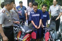 Pencuri Motor Gagal Menikah karena Ditangkap Polisi