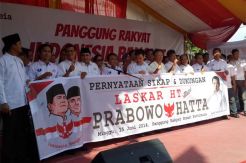 Laskar HT Bergerak Menangkan Prabowo-Hatta