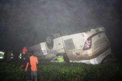Korban Kecelakaan di Tanjakan Emen Dievakuasi ke RSUD Subang