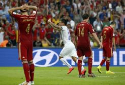 Spanyol Tertinggal Dua Gol di Babak Pertama