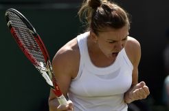 Halep Nyaris Tersandung