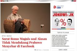 Surat Terbuka Franz Magnis Tuai Kritik