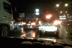 Tergenang, Tol Pondok Aren Menuju BSD Padat merayap