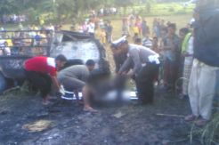 Sebelum Tewas Terpanggang, Penumpang Pikap Teriak Minta Tolong
