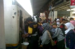84.812 Pemudik Telah Berangkat dari Stasiun Senen