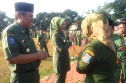 Banyak Telat, PNS Tangsel Berlarian Saat Upacara