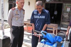 Bekas Debt Collector Nekat Curi Motor