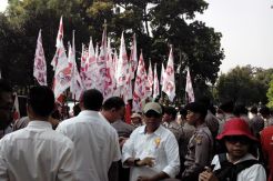 Pendukung Prabowo-Hatta Kembali Datangi Gedung MK