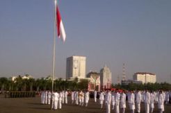 Jokowi Pimpin Upacara 17 Agustus di Monas