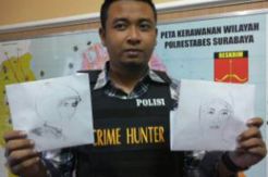 Polisi Sebar Sketsa Pembunuh Pria di Pos Polisi