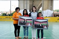 Chevrolet Sambut  Firgi dan Syifa sang Maskot MU