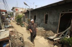 Rumah Program Kampung Deret di Jakbar Menyusut