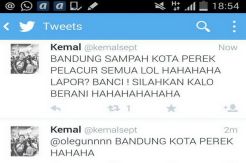 Sebut Bandung Kota Perek, Akun @kemalsept Dipolisikan