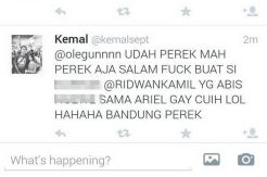 Akun @kemalsept Juga Sebut Ridwan Kamil Ku***k