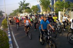 Car Free Day di Bangkalan, Warga Ramai-ramai Bersepeda